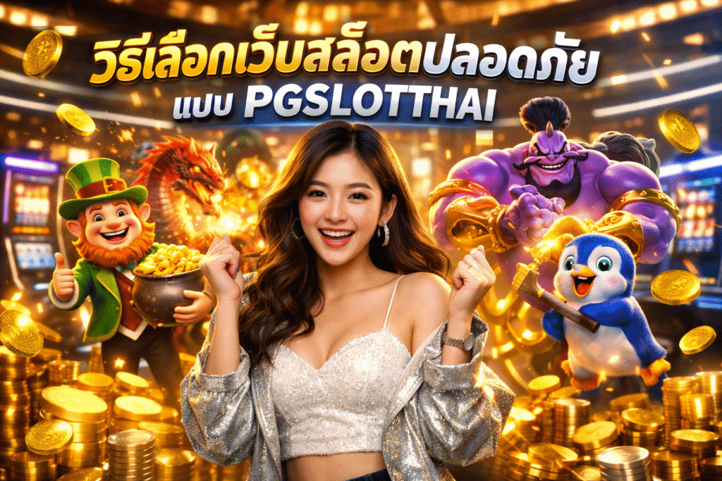 วิธีเลือกเว็บสล็อตปลอดภัย แบบ PGSLOTTHAI