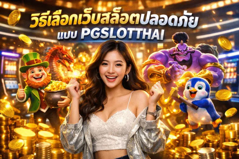 วิธีเลือกเว็บสล็อตปลอดภัย แบบ PGSLOTTHAI