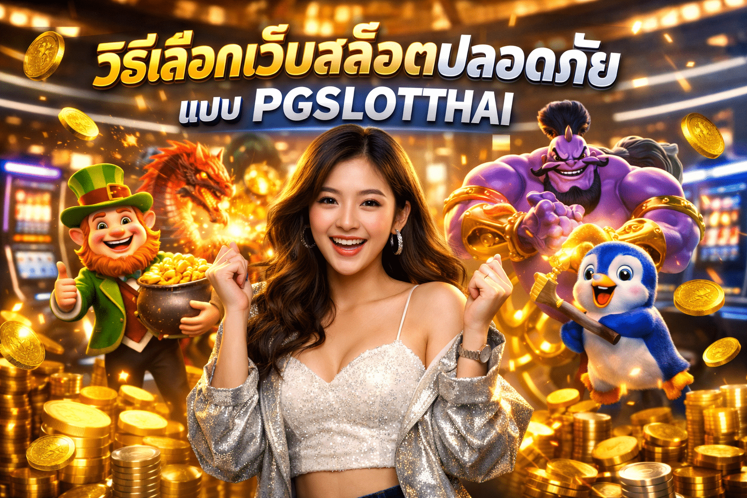 วิธีเลือกเว็บสล็อตปลอดภัย แบบ PGSLOTTHAI