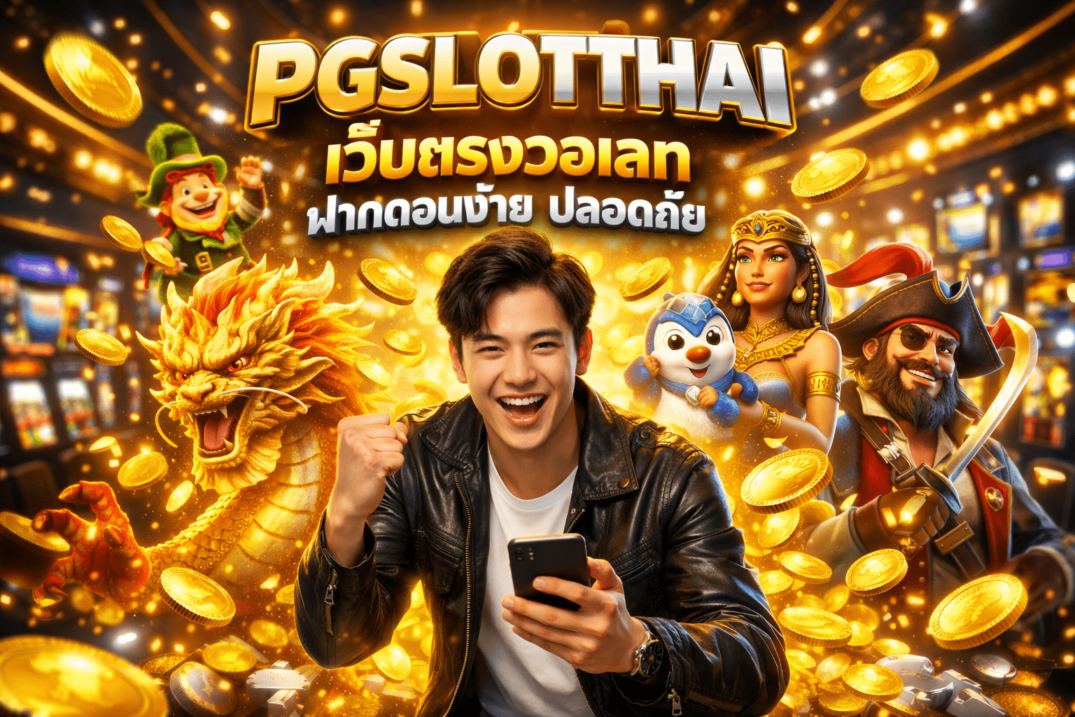 PGSLOTTHAI เว็บตรงวอเลท ฝากถอนง่าย ปลอดภัย